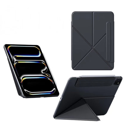 iFacemall Ultra-Light 2.8mm Slim Case for iPad – Landscape & Portrait Stand, Shockproof, Magnetic, Super Slim & Lightweight, Foldable with Adjustable Angles, Triangular Structure for Stability