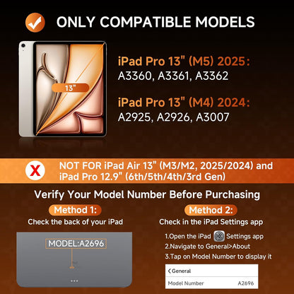 2026 New Y2K Orange iPad Magic Keyboard Case | 360° Rotatable Keyboard with 7-Color Backlight, Transparent Cover & Pencil Holder for iPad 2018-2026