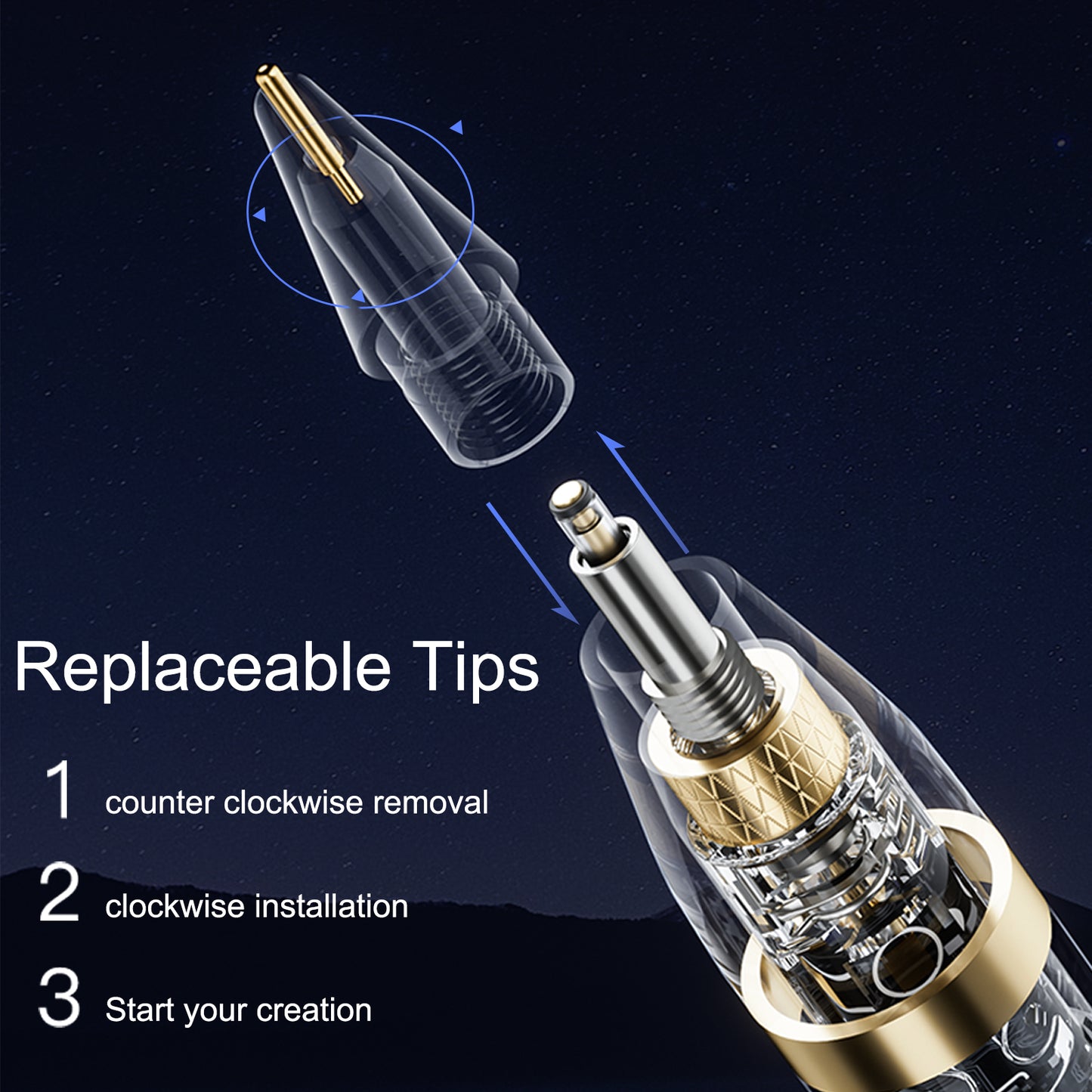 2023 iFacemall Stylus Pen for iPad with Magnetic Wireless Charging, Palm Rejection & High Precision