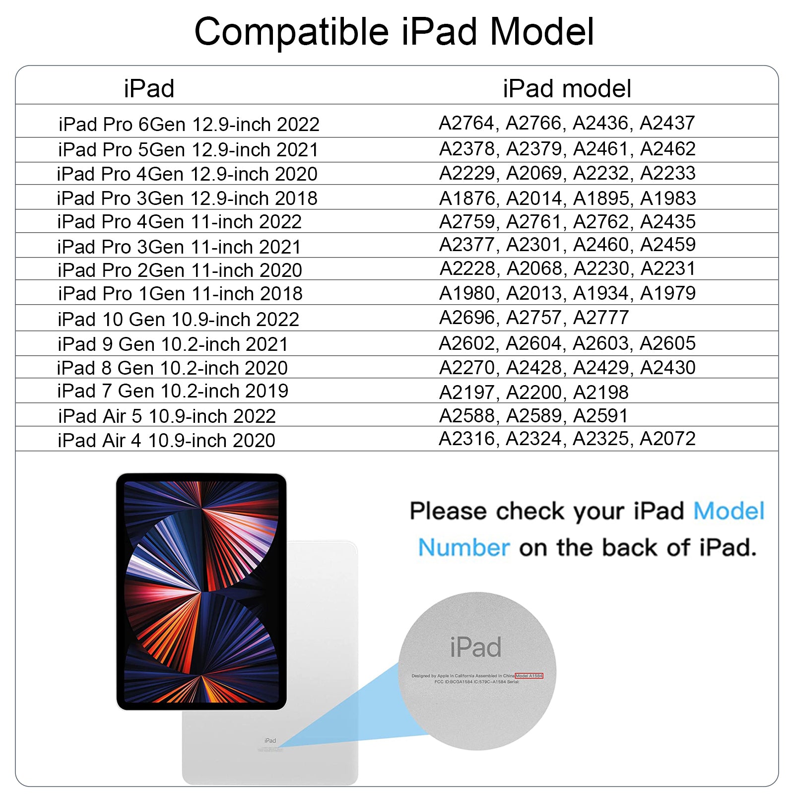 2023 newest iFacemall magnetic rotating case for iPad with foldable slide rails stand