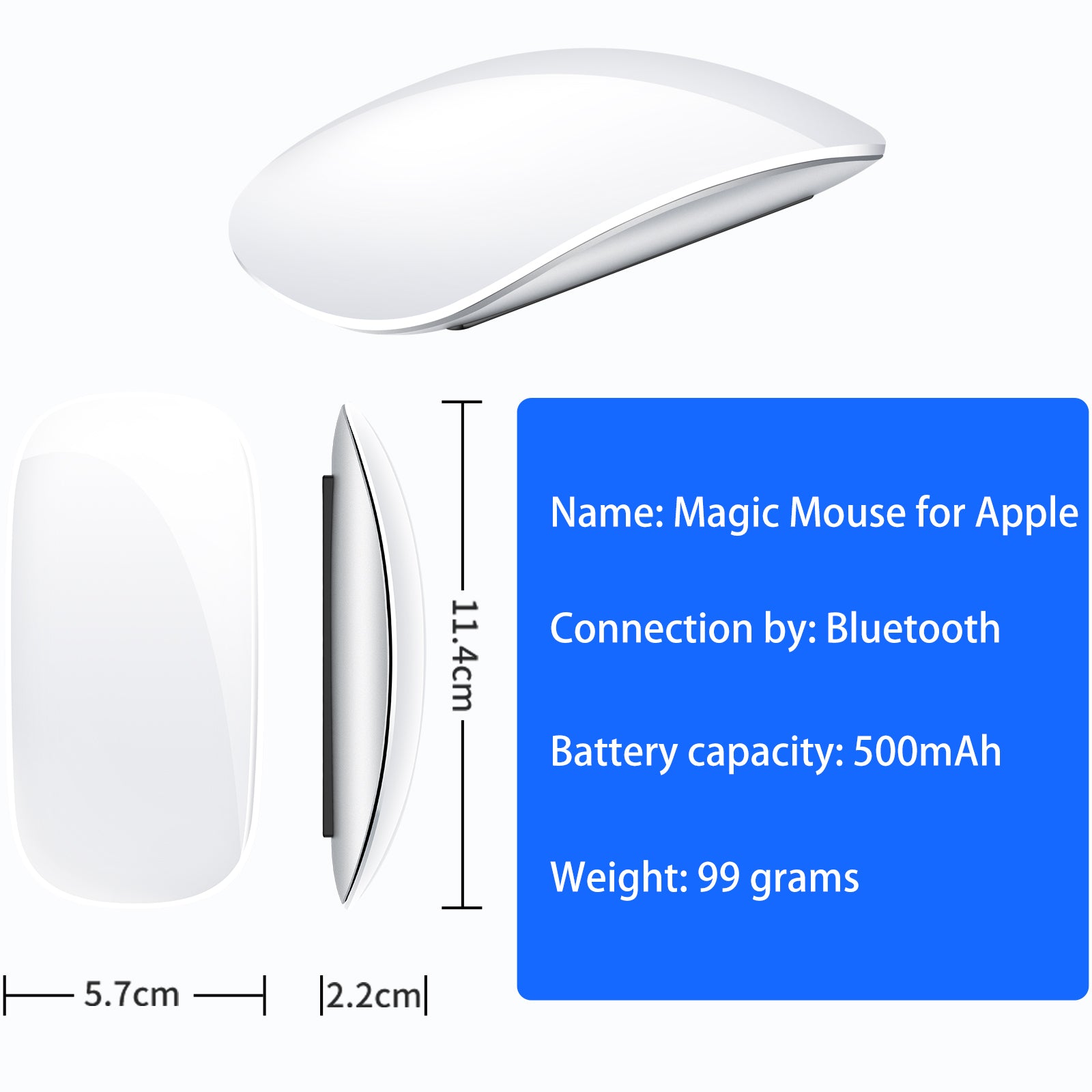 iFacemall Bluetooth Mouse for Apple