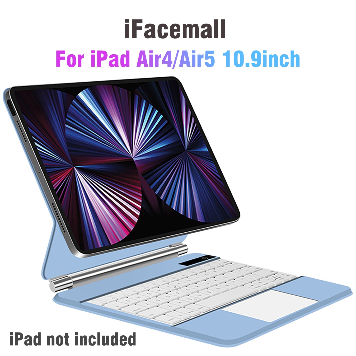 iFacemall Stylish Magic Keyboard Case for iPad Air4-2020 / Air5-2022 1